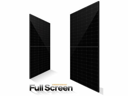 Set of 4 monocrystalline solar modules, full-screen, half-cells, 410 W