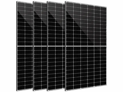 DAH Solar Full-Screen 4-Module Kit — 4×420 W Half-Cell Solar Panels (White Frame, IP68).